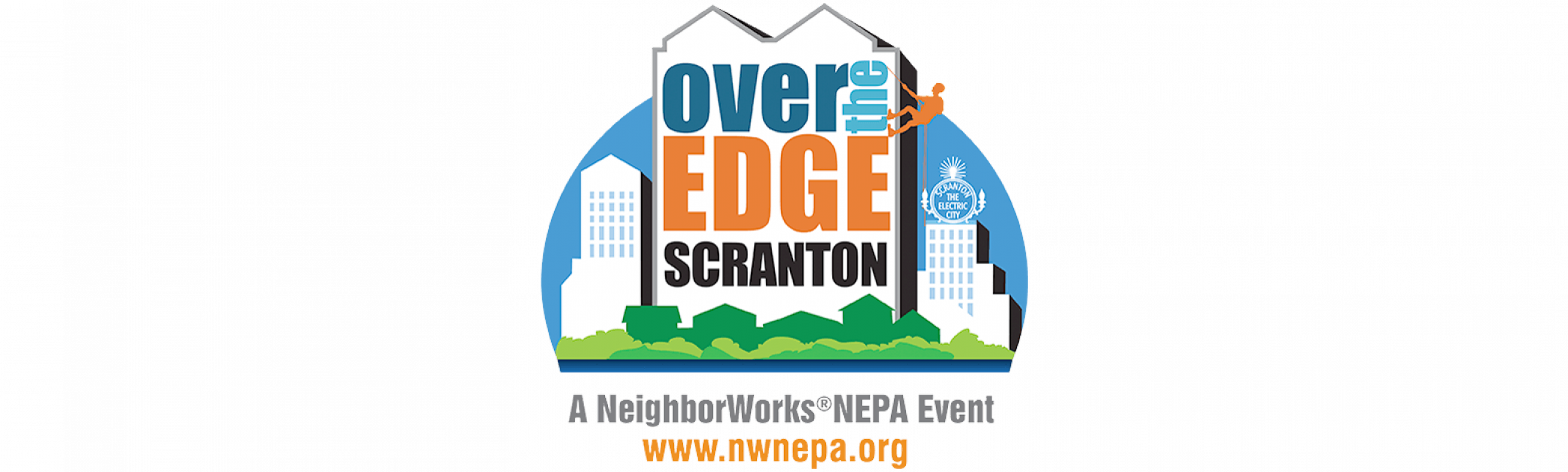 Over The Edge Clipart (2094x630), Png Download