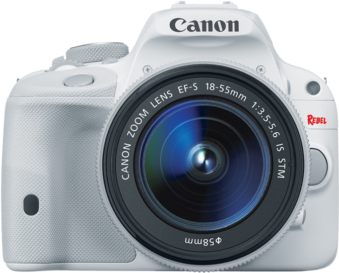 Canon Usa Brings White Eos Rebel Sl1 To America - Canon Eos Rebel Sl1 White Clipart (800x600), Png Download