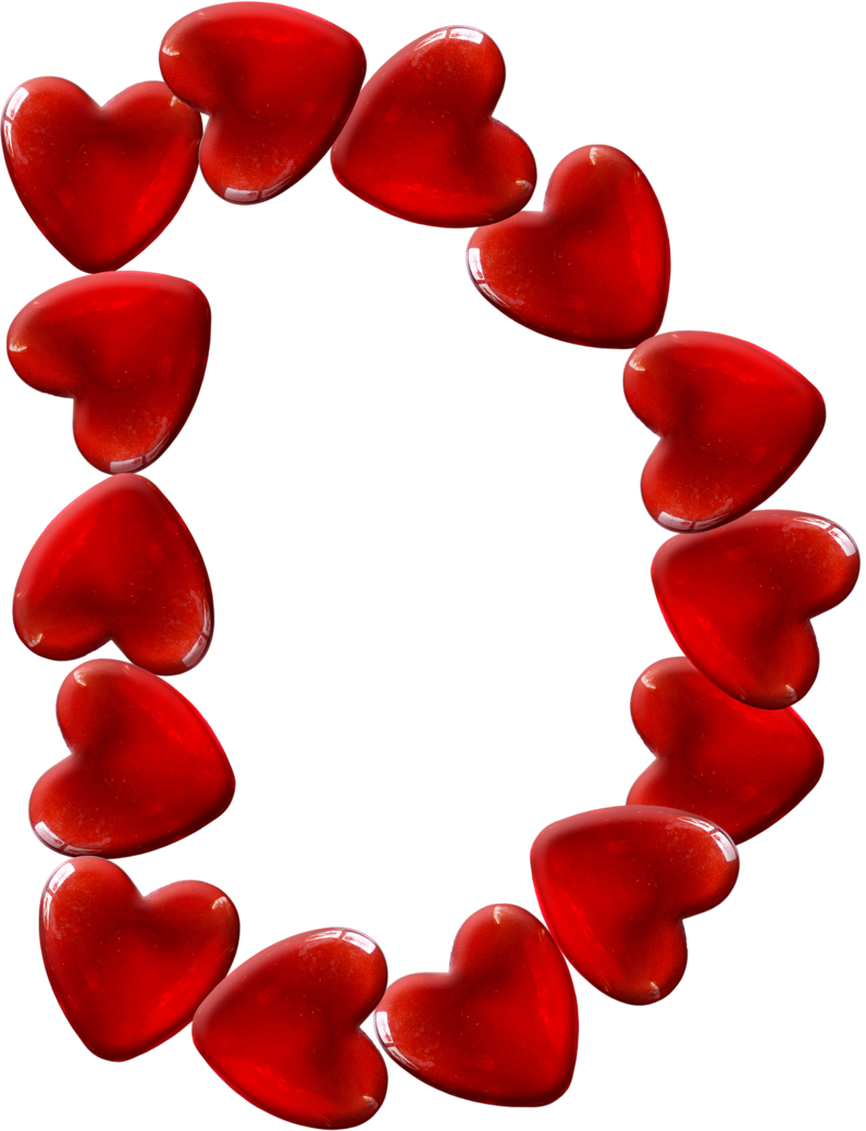 Alfabeto Corações Vermelho Png - Love Clipart (796x1040), Png Download