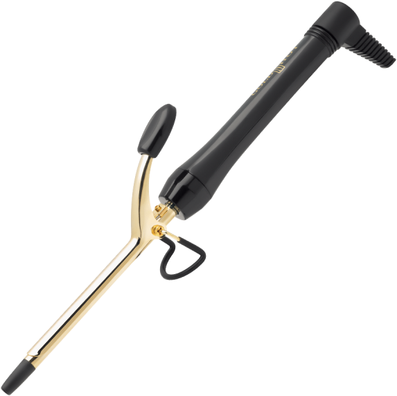 Gold 'n Hot 3/8" Professional 24k Gold Spring Curling - Golden Hot Curling Iron Clipart (573x572), Png Download
