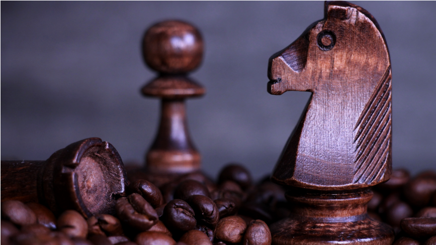 Chess Pieces Horse And Pawn - Chess Clipart (866x650), Png Download