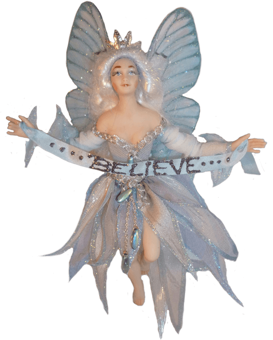 Custom Porcelain Dolls - Fairy Clipart (549x704), Png Download