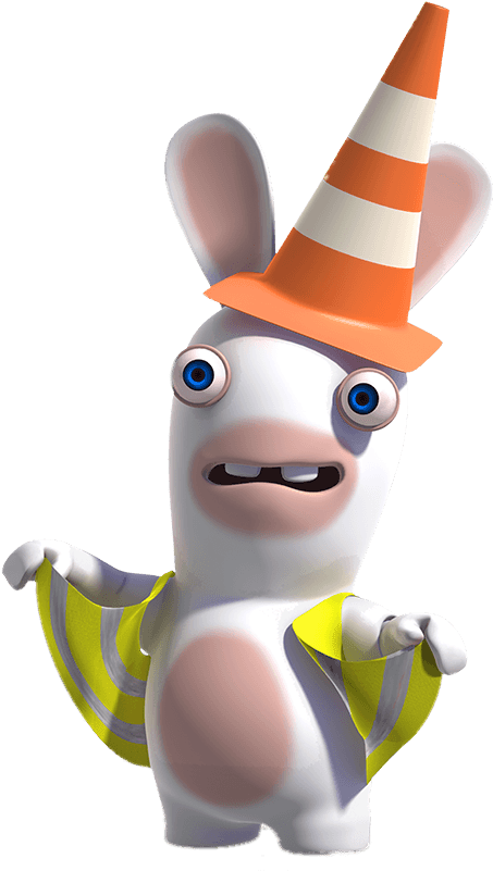 Download - Lapin Crétin Travaux Clipart (524x800), Png Download