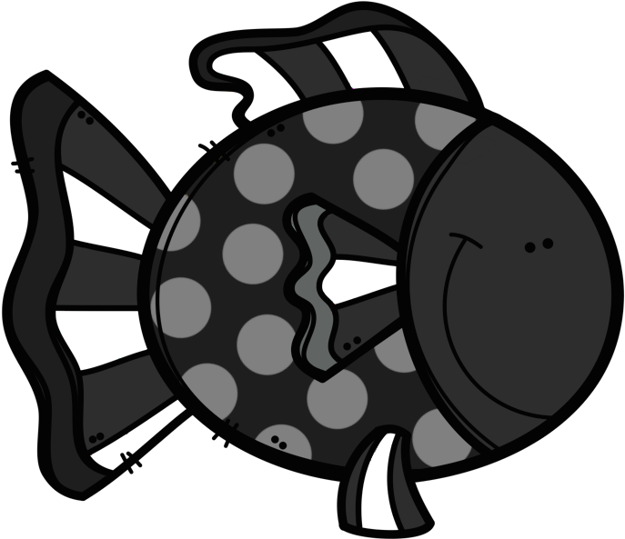 Carson Dellosa, Silly Pictures, Name Tags, Clipart, - Colours On Fish Flash Cards - Png Download (687x593), Png Download