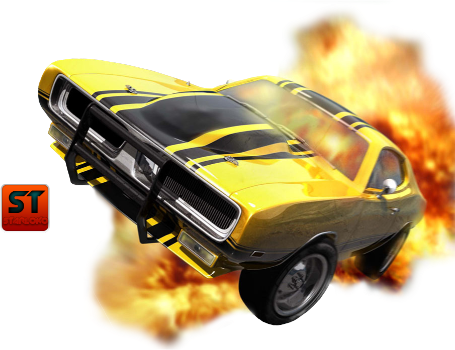 Carro Na Explosão - Juice Wrld Death Race For Love Clipart (905x697), Png Download