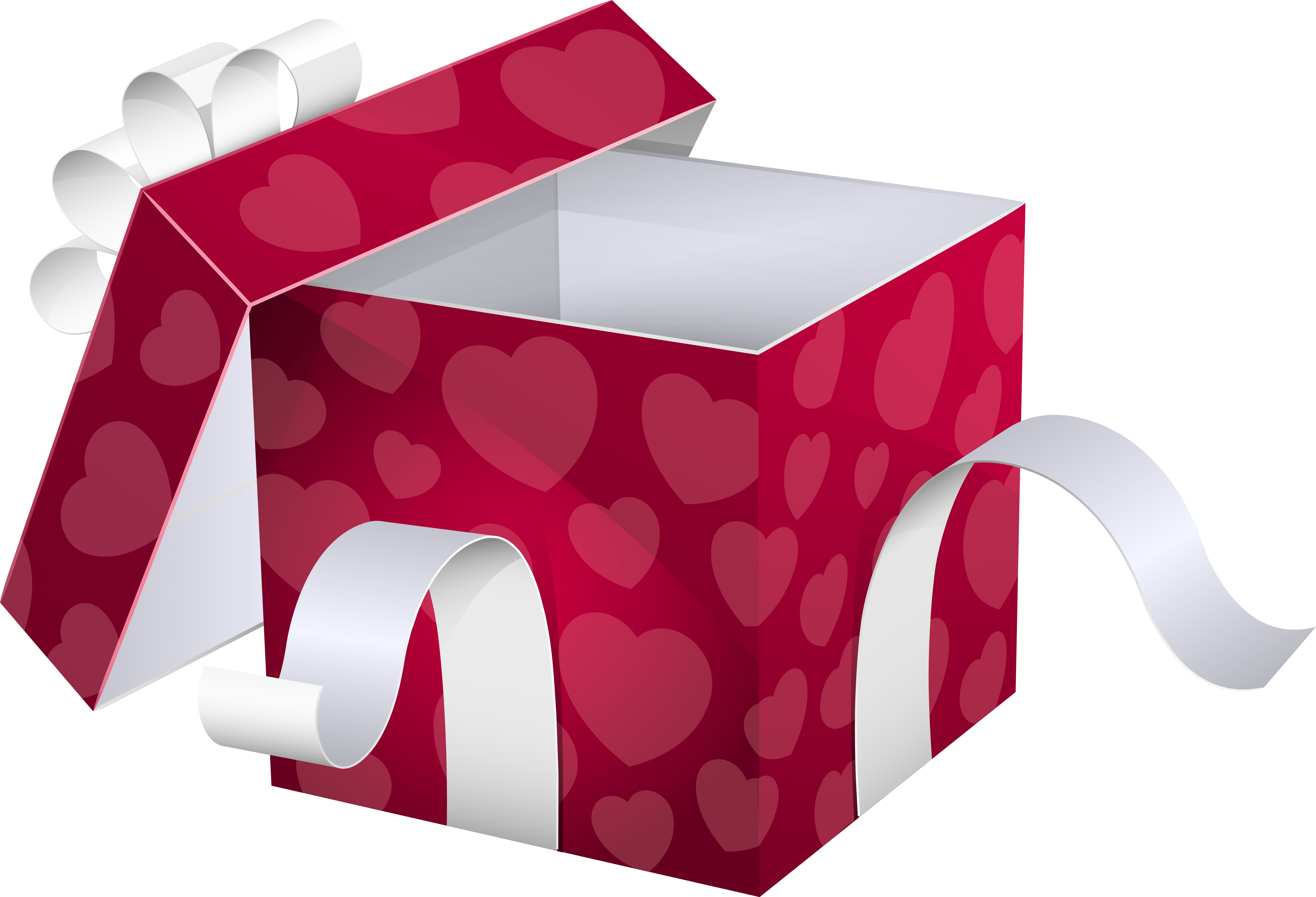 Gift Box Open Png Clipart (6332x4317), Png Download