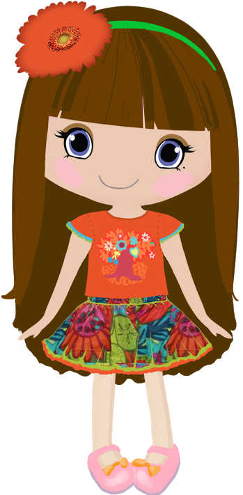 Doll Clipart Logo - Png Niñas Transparent Png (465x720), Png Download