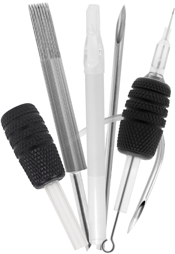 Ruthless Tattoo Needles - Throwing Knife Clipart (598x820), Png Download