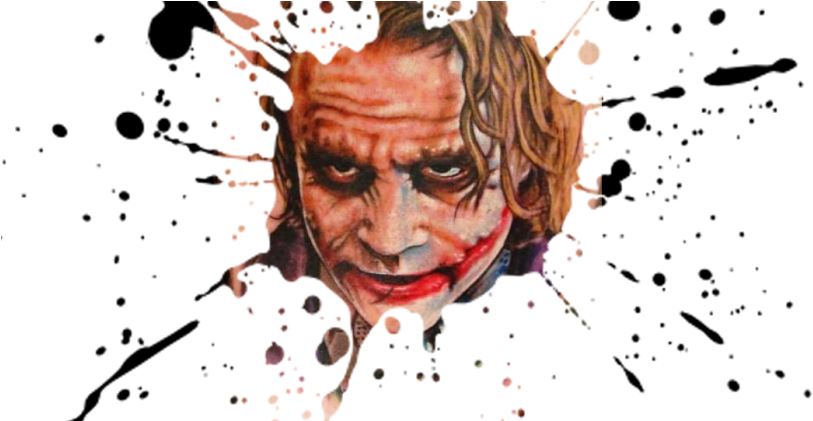 What Is Takes To Become Good Tattoo Artists - Joker Tattoo Clipart (820x420), Png Download