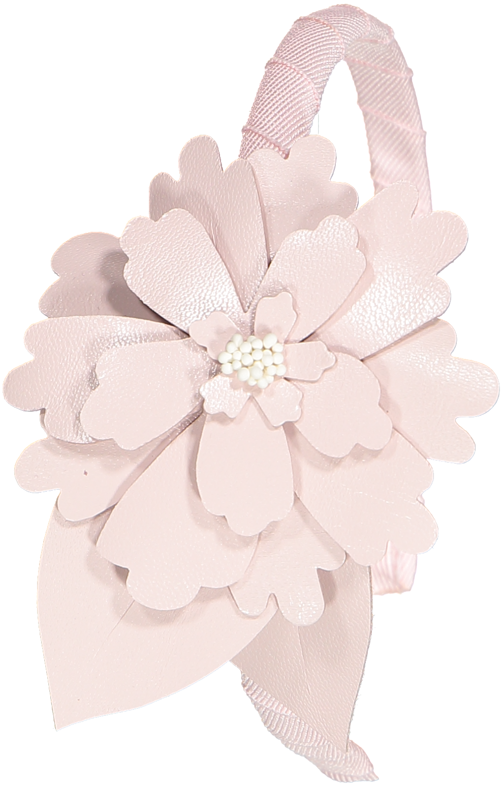 Jasmine Flower Leather Headband Pink - Art Paper Clipart (990x1546), Png Download