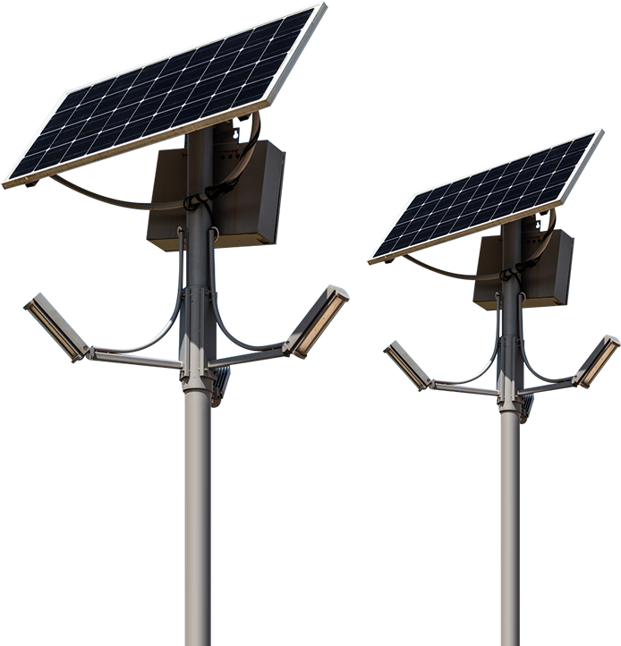 Los Ahorros Que Se Pueden Generar En Sistemas De Iluminación - Iluminacion Con Paneles Solares Clipart (710x740), Png Download