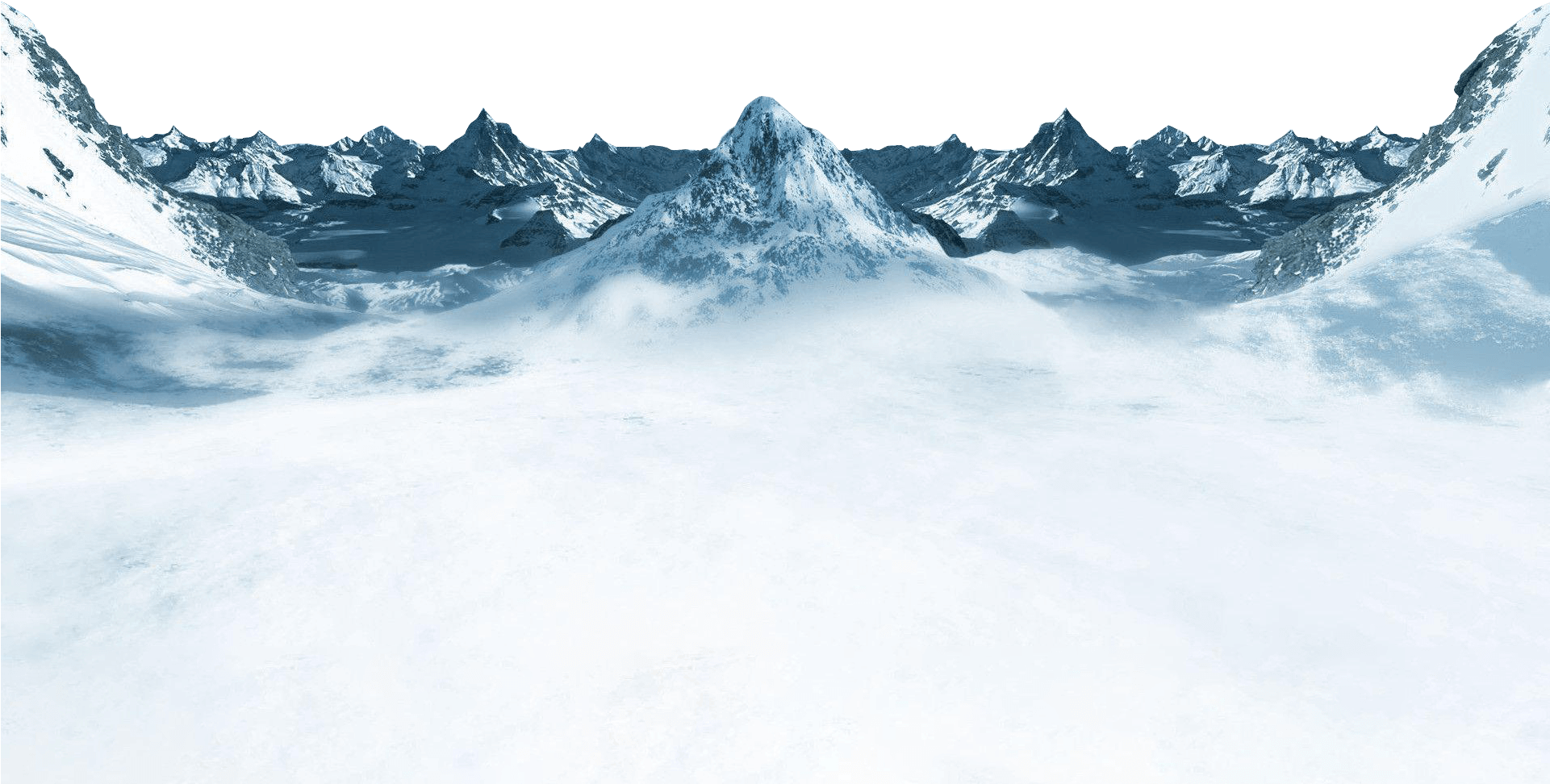 Home - Landscape Snowy Mountain Clipart (1920x1080), Png Download