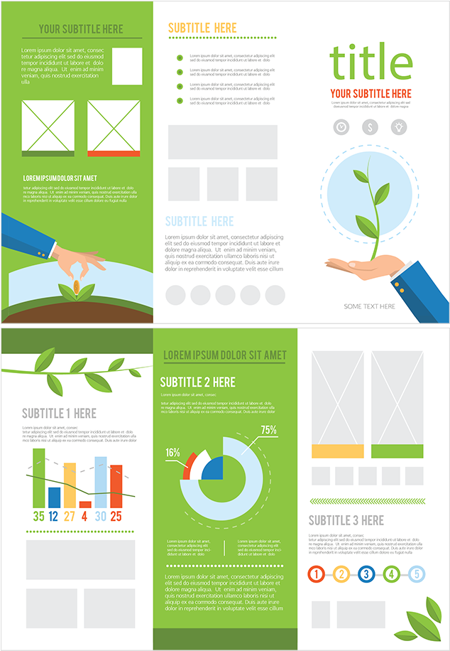 Brochures2 - Ecology Brochure Clipart (761x922), Png Download