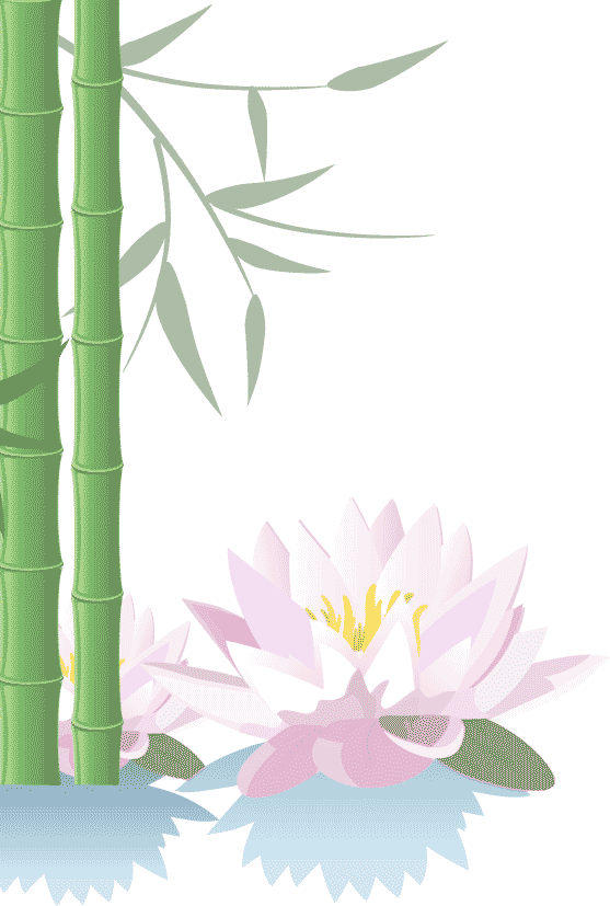 Welcome To Charley's Thai Cuisine - Bamboo With Butterfly Background Hd Clipart (557x827), Png Download