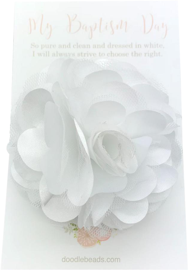Lizzy Baptism Hair And Brooch Clip - Earrings - Png Download (1000x1000), Png Download
