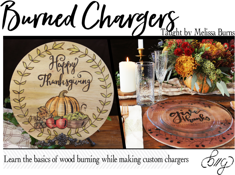 Wood Burned Chargers Better To Gather Events Clipart (1000x779), Png Download