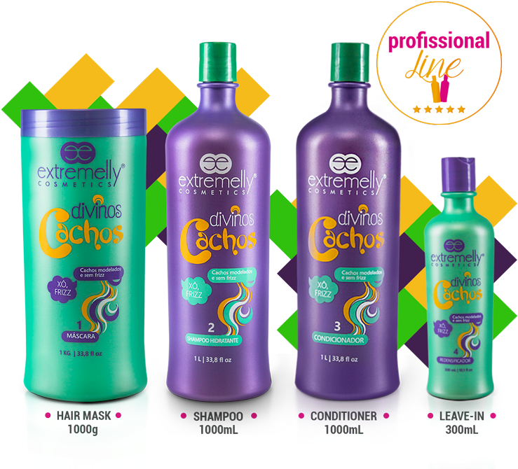 Extremelly Divinos Cachos Professional Line - Plastic Bottle Clipart (750x703), Png Download