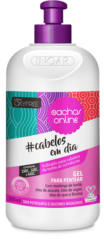 Cachos Online - Gel Cabelo Infantil Clipart (1000x1000), Png Download