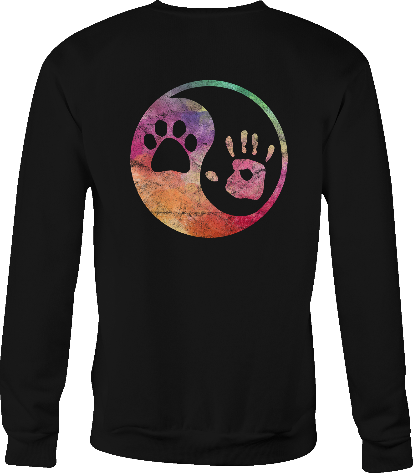 Jeep Girl Crewneck Sweatshirt Paw Prints For Women - Long-sleeved T-shirt Clipart (1733x1984), Png Download