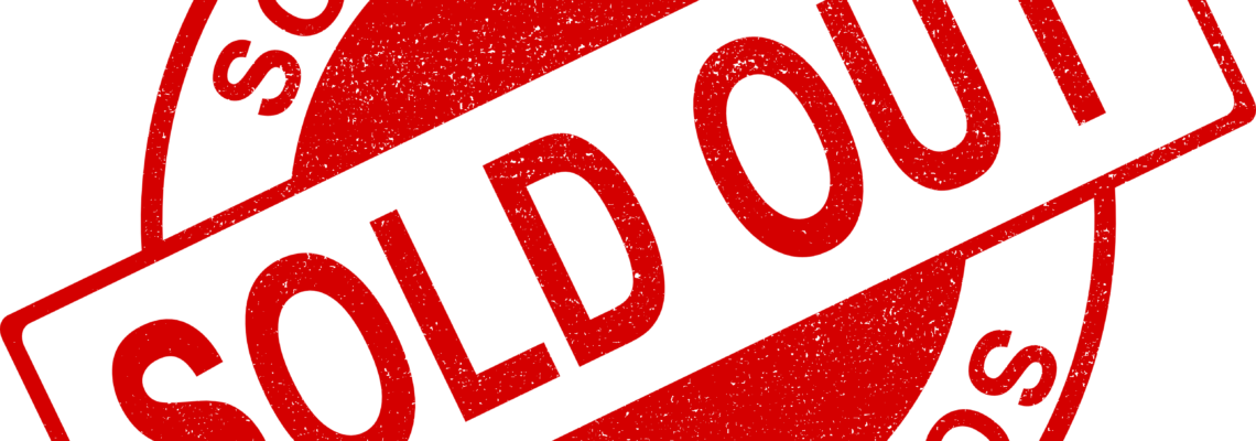 Sold Out 1 - Sold Out Stamp Clipart (1140x400), Png Download