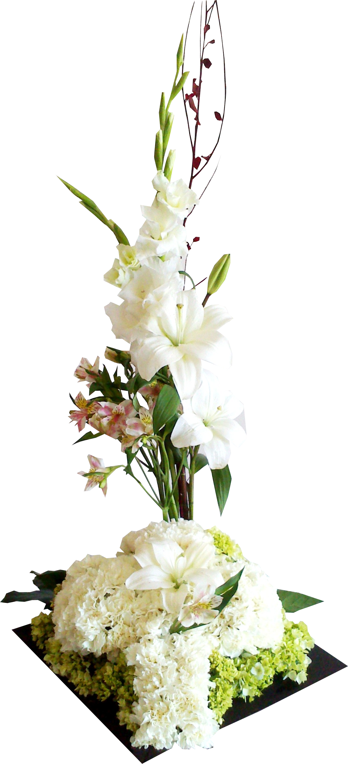 Arreglo Floral "cruz De Claveles" - Bouquet Clipart (1216x2665), Png Download