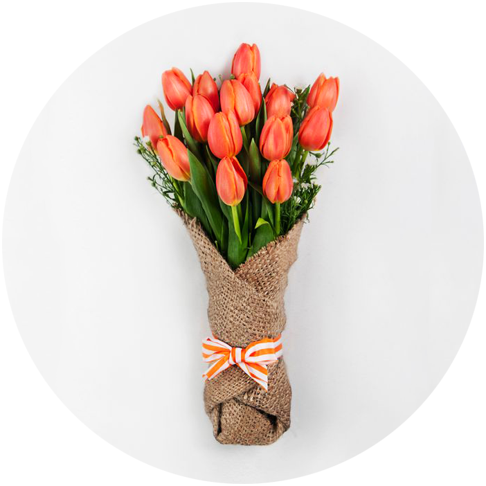 Floral - Букет Тюльпанов На 8 Марта Clipart (702x702), Png Download