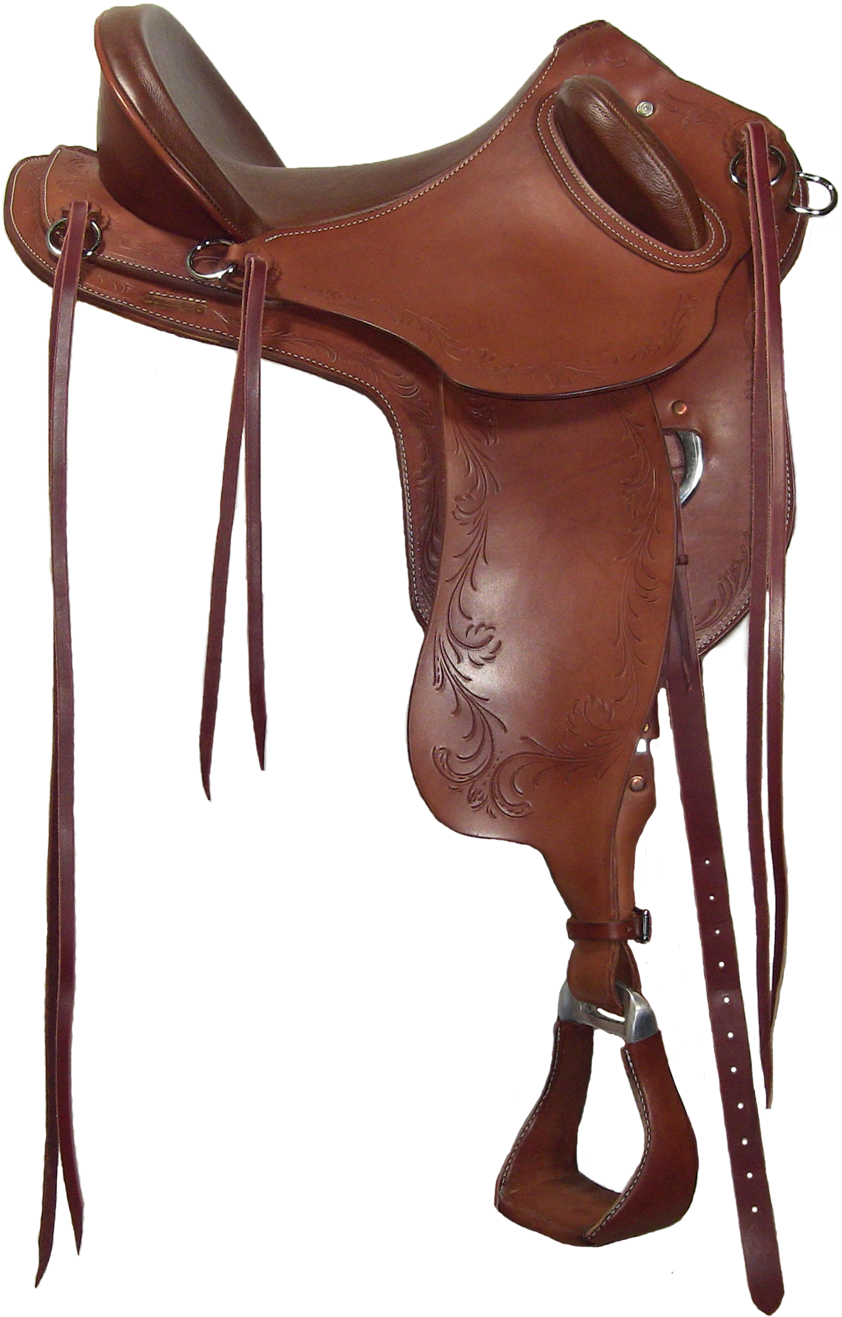 Western English Saddle , Png Download - Saddle Png Clipart (1659x2592), Png Download