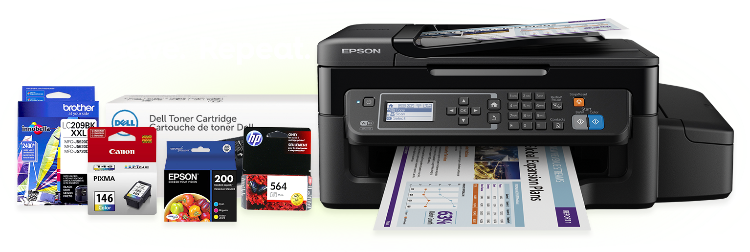 Ink & Toner Search - L575 Epson Clipart (1534x515), Png Download