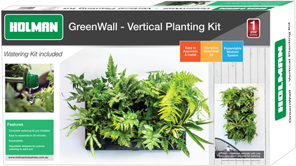 Holman Vertical Greenwall Garden Kit - Gardening Clipart (800x800), Png Download