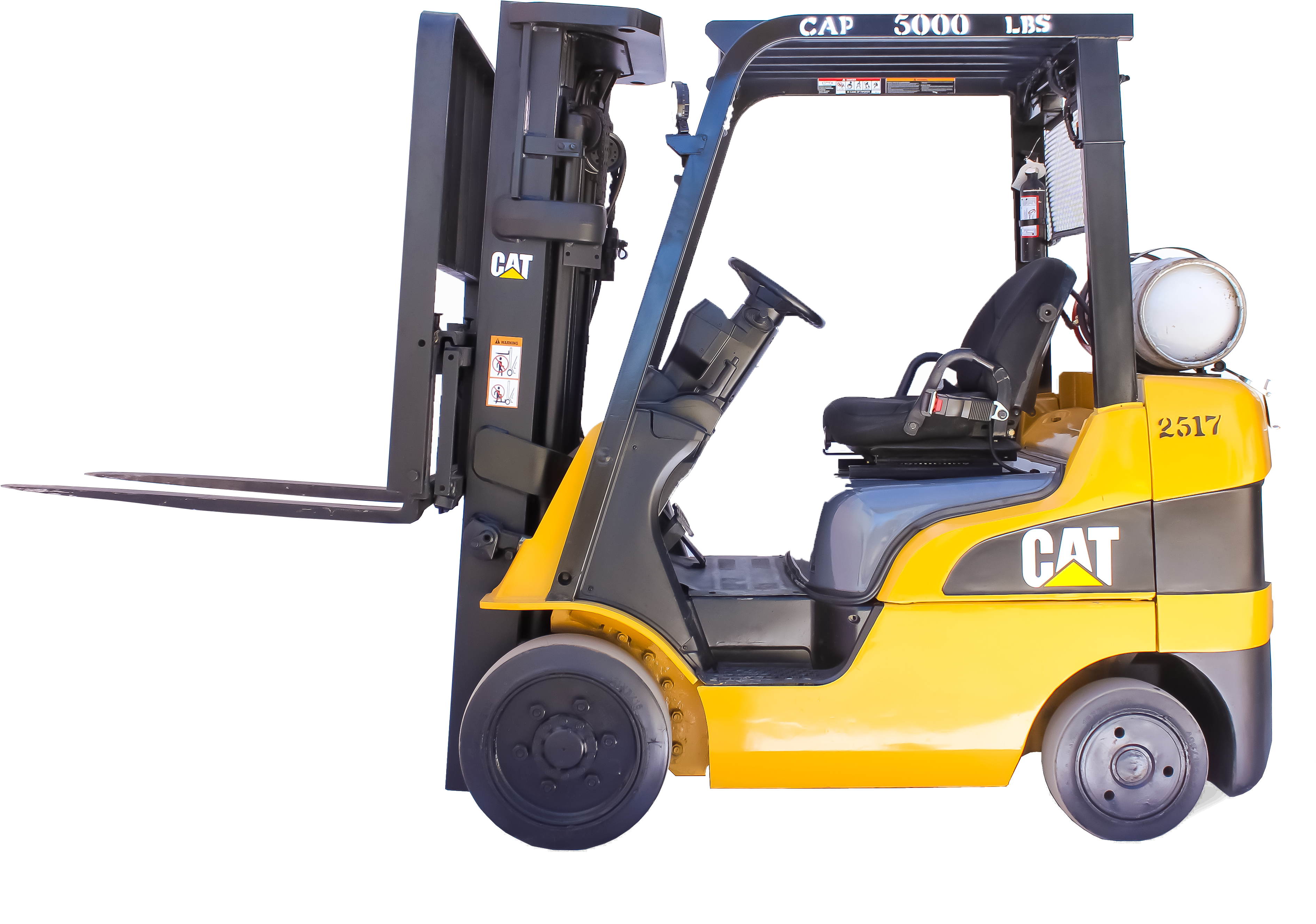 Montacargas Caterpillar - Construction Equipment Clipart (5184x3456), Png Download