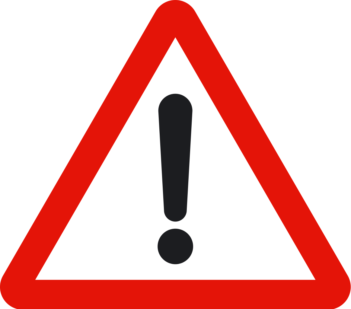 Peligro - Panneau Attention Clipart (1000x881), Png Download