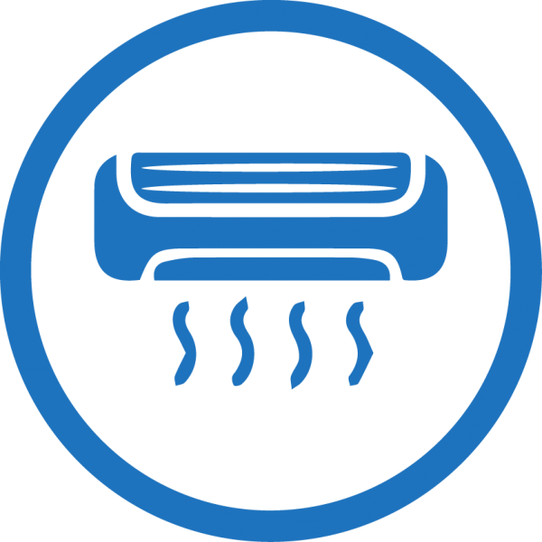 Como Funcionan Los Aires Acondicionados - Air Conditioning Clipart (600x600), Png Download