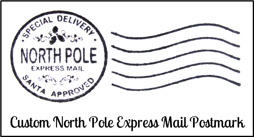 North Pole Stamp Png - Circle Clipart (841x465), Png Download