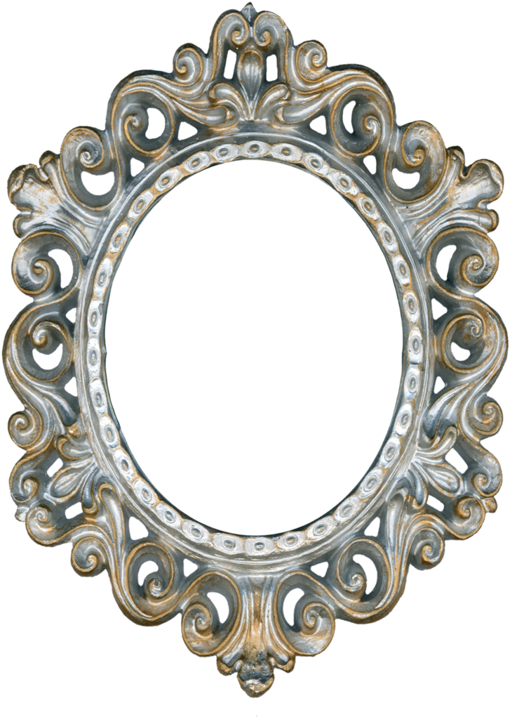 Para Ver O Tamanho Real Ou Salvar Clique Na Imagem - Oval Antique Picture Frame Clipart (758x1055), Png Download