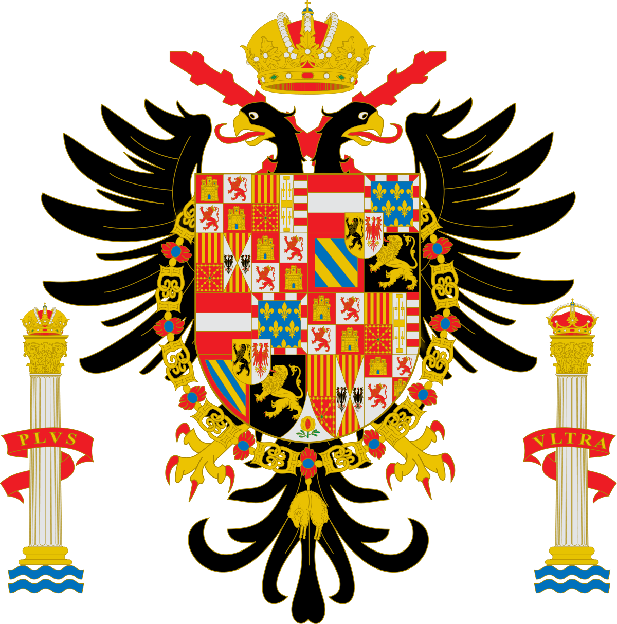 Habsburg Spain Coat Of Arms Clipart Large Size Png Image PikPng