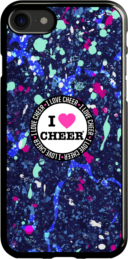 Paint Splash I Love Cheer® Phone Case - Love Spreadsheets Clipart (1000x1000), Png Download