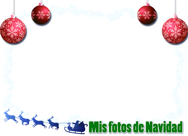 Marcos Navideños Para Fotos Png - Santa Clipart (792x576), Png Download