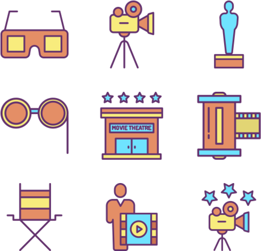 Cinema Clipart (600x564), Png Download