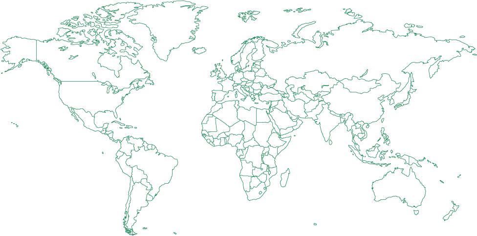 Full - World Map Negative Png Clipart (980x559), Png Download