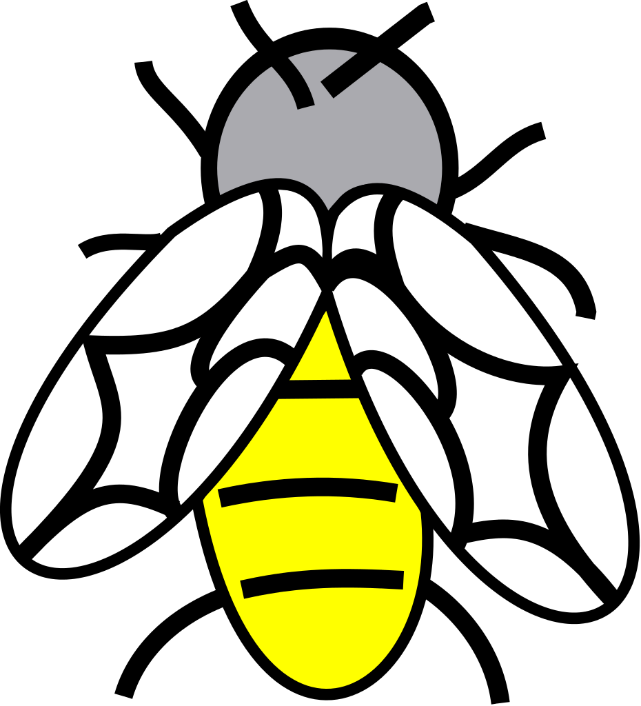 Abelha Em Svg Clipart (930x1024), Png Download