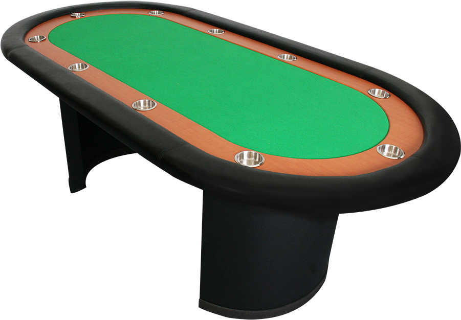 1706- Mesa De Poker Sem Porta Fichas - Mesa De Poker Png Clipart (900x900), Png Download