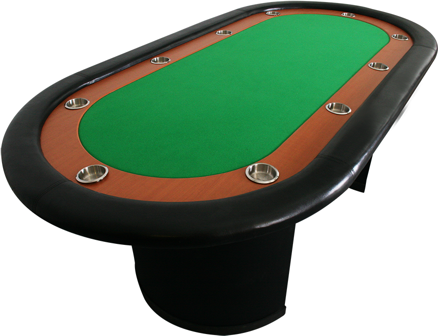 1706- Mesa De Poker Sem Porta Fichas - Mesa De Poker Png Clipart (900x900), Png Download