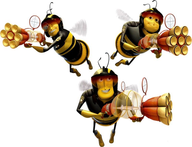 Abelhas Png - Pollen Jocks Bee Movie Clipart (800x611), Png Download