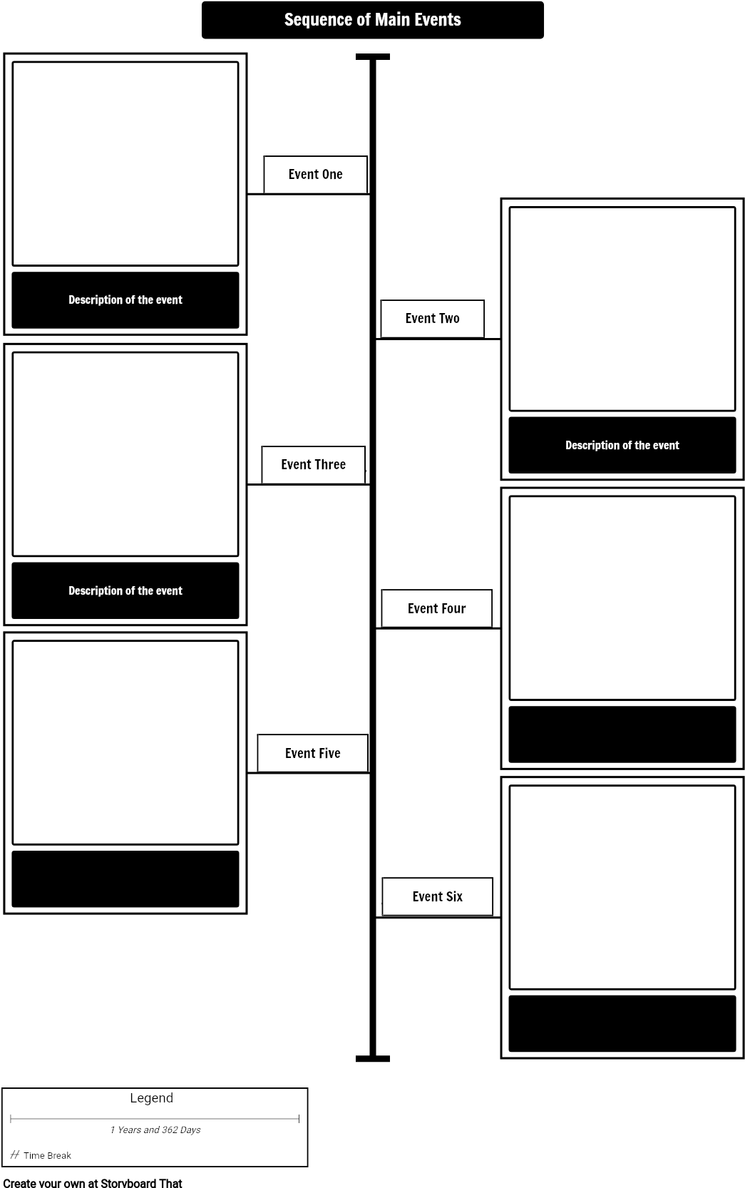 Download Timeline Template Secības Noteikšana - Storyboard Timeline