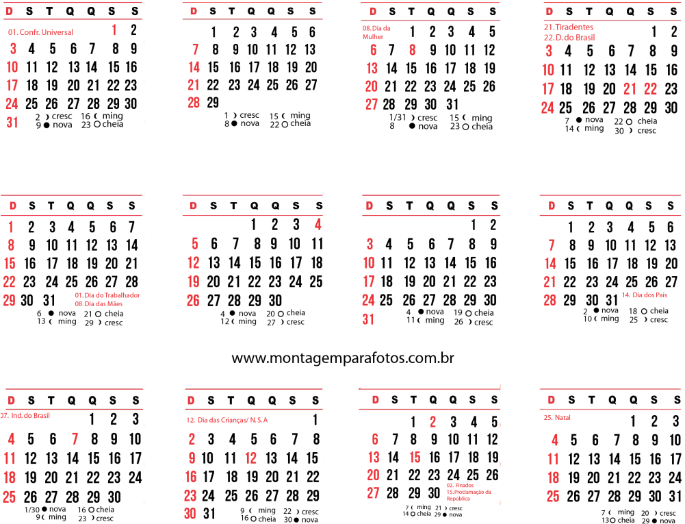 Calendario Outubro 2015 Outubro De 2015 Datas Comemorativas - Calendar 2018 Sundays In Red Clipart (1000x800), Png Download