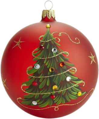 #natal #decoraçãodenatal #background #feliz Natal #enfeite - Christmas Ornament Clipart (400x400), Png Download
