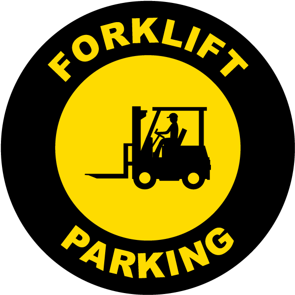 Forklift Parking Floor Sign - Lebanon High School Logo Clipart (600x600), Png Download