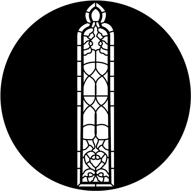 Church Window - Church Window Window Gobo Clipart (800x800), Png Download