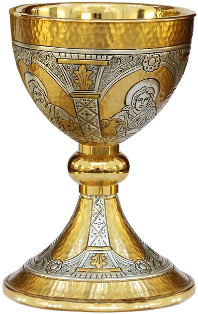 Chalice, Gold Chalice, Eucharist, Spiritual, Christian - Chalice Png Clipart (461x720), Png Download