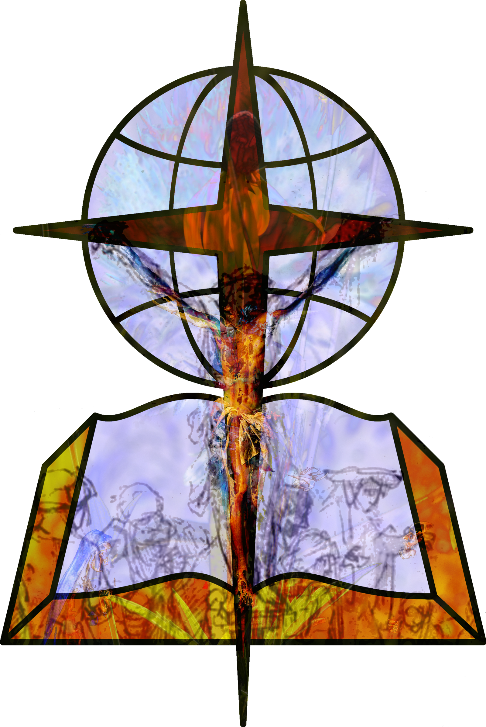 Church Vector Window - Southern Baptist Logo Png Clipart (1600x2391), Png Download